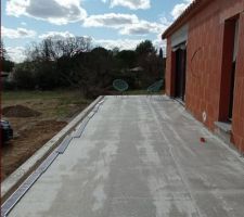 Dalle Terrasse 45 m2 environ