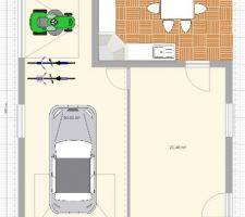 Voilà le garage envisagé.
