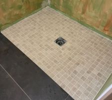 Receveur de douche carrelé