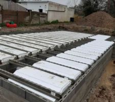 Pr&eacute;paration de la dalle.....