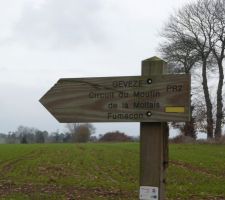 Les sentiers autour du lotissement