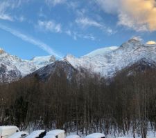 Vue de la montagne ddepuis le premier étage