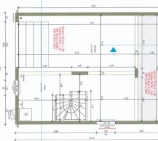 Notre sous-sol sera plus long de 2m que le reste de la maison pour pouvoir rentrer 2 voiture l'une derrière l'autre