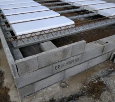 Plancher poutrelles b&eacute;ton hourdis et entrevous polystyr&egrave;ne