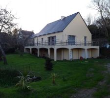 Vue générale  de la maison 2 ans Après  la fin de construction