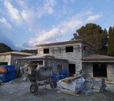 Avancement de la toiture le 20/03/21