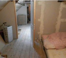 Une chambre le jour de la remise des clés