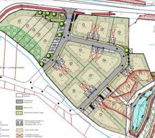 Plan de composition  du lotissement