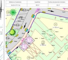 Plan du terrain que nous avons r&eacute;serv&eacute;
