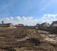 Photo des travaux sur le lotissement