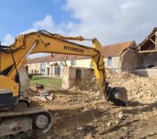 Photo des travaux sur le lotissement