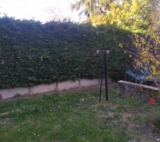 Fil à linge un peu gênant