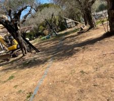 Acc&egrave;s chantier remblais &agrave; donner