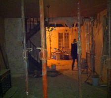 Vu de la cuisine jusque salon (pi&egrave;ce de 75m&sup2;)