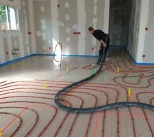 Chape liquide en cours