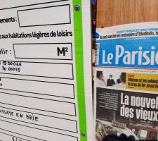 6 semaines d'affichage avec le Parisien du jour (29/03/2021)