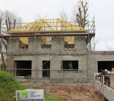 Pose de la charpente 17/11/2020