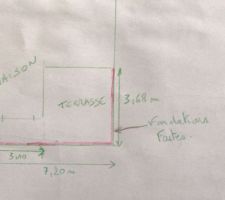 Croquis futur terrasse