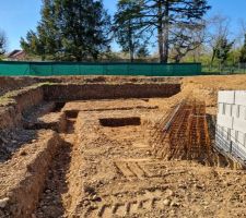 Préparation des fondations