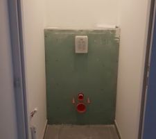 Coffrage wc suspendus