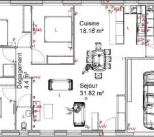 Mon plan réalisé avec archi 3D