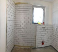 Mon premier carrelage dans la salle de bain du RDC