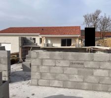 D&eacute;but montage mur