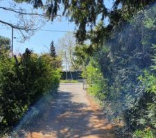 All&eacute;e pour acc&egrave;s terrain