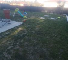 Terrain legerement en pente