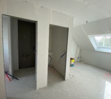 Cloison et bandage