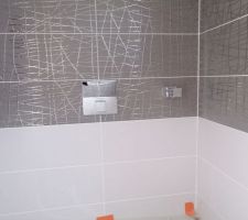 Douche encastrée suite parentale.