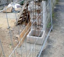 Agrandissement du portail d'entr&eacute;e