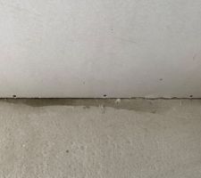 Infiltration eau à l?interieur