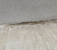 Infiltration eau à l?interieur