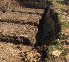 Ils ont dû creuser encore plus car le terrain avait été remblayé auparavant