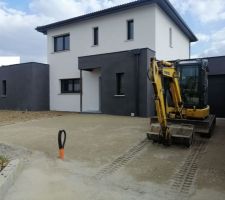VRD, remise des terres terminés.