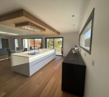 Cuisine en cours de finition