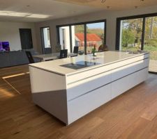 Cuisine en cours de finition