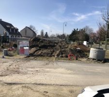 D&eacute;but du terrassement