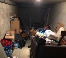 Le garage de l'appartement ce vide