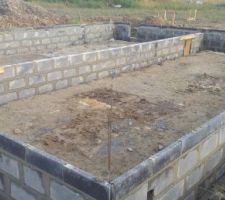 R&eacute;alisation du vide sanitaire.