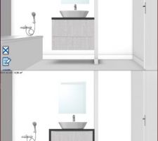 Meuble SDB, avec ou sans contour !