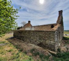 Toiture et charpente déposées