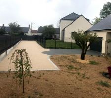 Hydroway finis, vue depuis le jardin