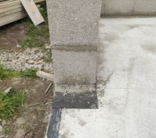Coupure de capillarité au dessus du plancher