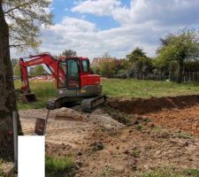 Et voilà le terrassement commence