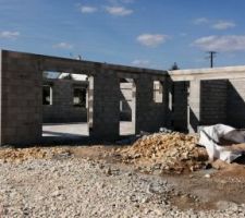 El&eacute;vation des murs : 7&egrave;me jour