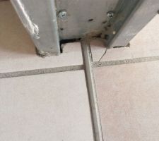 Carrelage entr&eacute;e, cuisine et cellier pos&eacute;