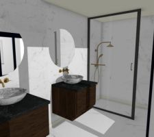 Salle d'eau suite parentale