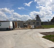 Le premier pignon est en cours